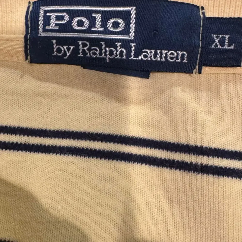 Polo Ralph Lauren Striped Long Sleeve Polo Shirt Men’s XL